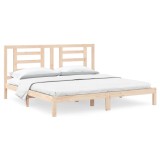 Cumpara ieftin Cadru de pat fara saltea, 200x200 cm, lemn masiv pin