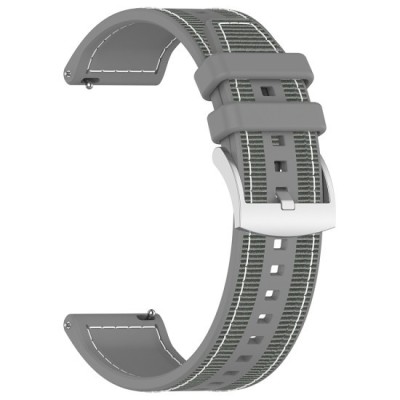 Curea pentru Huawei Watch GT 2 (46mm)/GT 2 Pro/GT 3 Pro (46mm)/Ultimate, Xiaomi Watch S1 - Techsuit Watchband (W051) - Gray foto