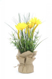 Cumpara ieftin Ghiveci cu floare artificiala, decorativa, 52 cm
