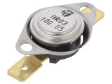 Termostat SPST-NC 100&deg;C 16A 250VAC cu terminali 6,3mm