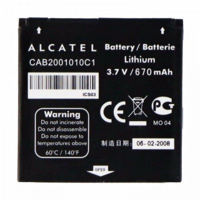 Acumualtor Alcatel OT-S210 CAB2001010C1 folosit foto