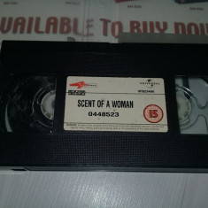 Caseta video veche Originala,Film SCENT OF A WOMAN/PARFUM DE FEMEIE 1992