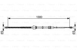 BOSCH 1 987 482 446 Cablu, frana de parcare