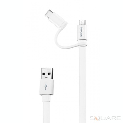 Cabluri de date Huawei, Cable USB To Type C, AP55s, White, OEM, LXT foto