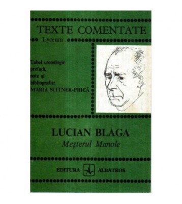 Lucian Blaga - Mesterul Manole - 122212 foto
