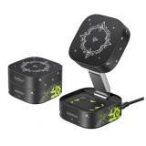 Incarcator Retea Wireless UGREEN Genshin Impact Ed.W702 2n1, 25W, 1.67A, 1 x USB-C, Negru
