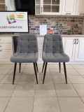 SET 2 SCAUNE CHIC GRI 1 SET DISPONIBIL