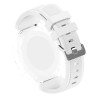 Curea silicon, compatibila Garmin Vivoactive 4, telescoape Quick Release, 22mm, White, Very Dream