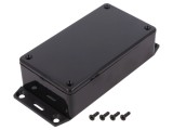 Carcasă universală ABS neagră 62x112x32mm