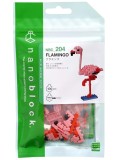 Bandai Nanoblock Animal Pink Flamingo Building Block (nbc204)