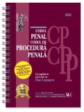 Codul penal și Codul de procedură penală. Ianuarie 2026 - Ediție spiralată - Hardcover - Dan Lupaşcu - Universul Juridic