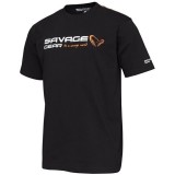 TRICOU SAVAGE GEAR SIGNATURE LOGO BLACK INK MAR.L