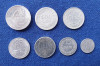 Lot 7 monede din aluminiu valori perioade diferite Regalitate comunism Republica