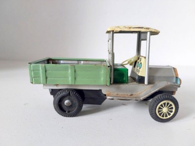 Jucarie veche camion tabla anii 50 Made in Japan Cragstan Ford Model-T frictiune foto