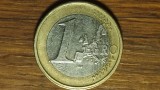 Olanda - moneda de colectie bimetal - 1 euro 2001 - prima harta a Europei - stare buna !