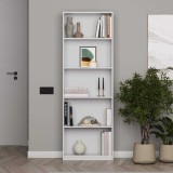 Cumpara ieftin Biblioteca Adore Nurdan, 5 rafturi, 58 x 170 x 23 cm