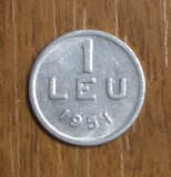 1 leu 1951, RPR / Rom&acirc;nia, aluminiu