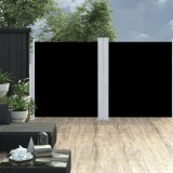 Gossi copertina laterala retractabila, negru, 140 x 600 cm
