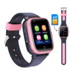Cumpara ieftin Ceas Smartwatch pentru Copii cu Slot Cartela SIM, GPS, Camera, Apeluri Video, Buton SOS, Aplicatii Interactive, Monitorizare Discreta GITECH D31, Roz