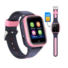 Ceas Smartwatch pentru Copii cu Slot Cartela SIM, GPS, Camera, Apeluri Video, Buton SOS, Aplicatii Interactive, Monitorizare Discreta GITECH D31, Roz