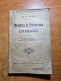 pedagogia si psihologia experimentala - din anul 1921