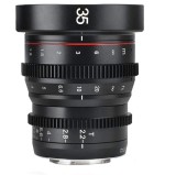 Cumpara ieftin Obiectiv manual Meike 35mm T2.2 Cine pentru Sony E-Mount