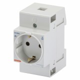 Priza pe sina DIN 2P+E 16A 250V Gewiss GW96522