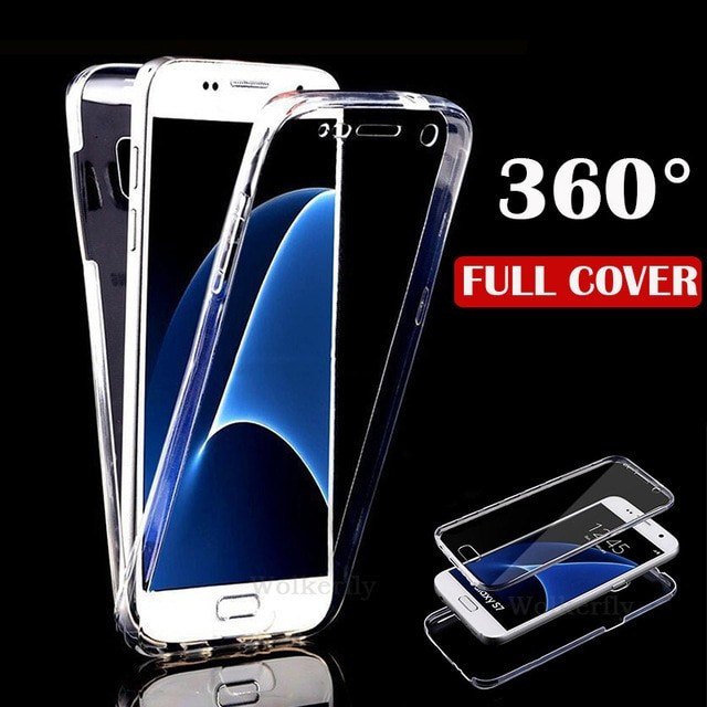 Husa protectie 360° fata + spate pt Samsung Galaxy S6 / S6 Edge / S7 / S7  Edge, Alt model telefon Samsung, Silicon | Okazii.ro