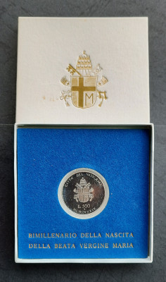 Moneda comemorativa de argint, 500 Lire 1984, Vatican - A 2602 foto
