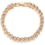 Cumpara ieftin Bratara Tennis Zirconiu, 18cm, Aurie - Eleganta &amp; Rafinament. Bijuterie Fashion, Cadou Special