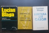 3 titluri LUCIAN BLAGA: Aspecte antropologice * Hronicul și c&acirc;ntecul v&acirc;rstelor * Luntrea lui Caron