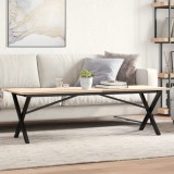 Gossi picioare masuta de cafea x-frame 140x30x43 cm fonta