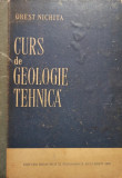 Orest Nichita - Curs de geologie tehnica (1962)