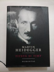 FIINTA SI TIMP - MARTIN HEIDEGGER