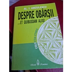 Despre obarsii et quibusdam aliis- Al.I. Amzulescu