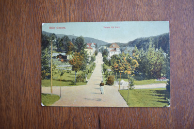 CP Govora vedere din parc 1911 foto