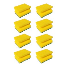 Set 8 bureti pentru vase, galben, 90 x 67 x 45 mm