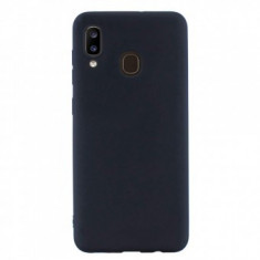 Husa TPU Matte Samsung Galaxy A20 Black foto