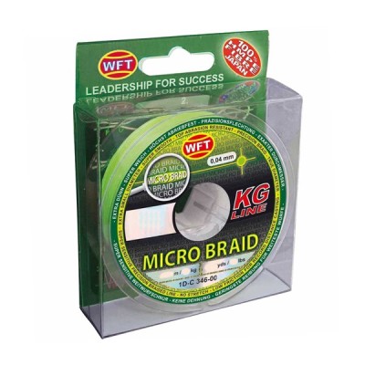 FIR WFT MICRO BRAID 150 M UV Verde 0,10 foto