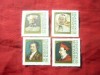 Serie Liechtenstein 1981 - Personalitati Cultura , 4 valori, Nestampilat