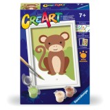 Cumpara ieftin Ravensburger - CreArt pictura pe numere pentru copii maimuta salbatica