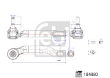 FEBI BILSTEIN 184880 Cap de bara