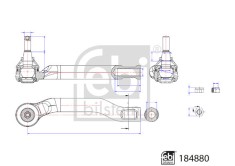 FEBI BILSTEIN 184880 Cap de bara