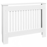 Cumpara ieftin Mască Calorifer MDF Alb 112 cm - Dulap Decorativ Radiator, Sufragerie