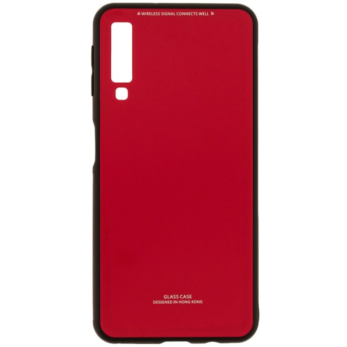 Husa SAMSUNG Galaxy A9 2018 - Glass (Rosu) Husa SAMSUNG Galaxy A9 2018 - Glass (Rosu)