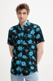 Rip Curl cămașă bărbați, culoarea negru, cu guler clasic, regular, 04NMSH
