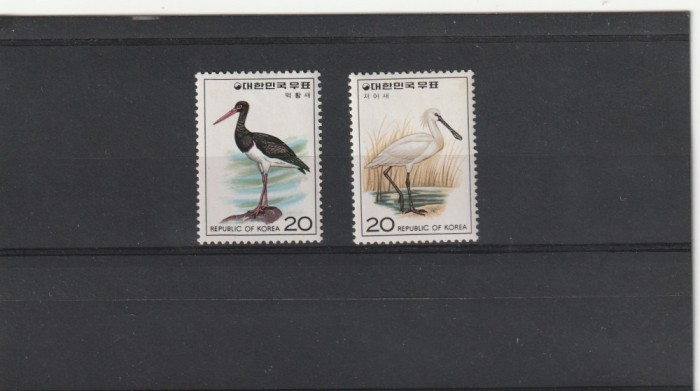 Fauna ,pasaride apa MI 1058/9 ,Coreea .