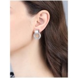 Cumpara ieftin Cercei cu Clips, Silver Hoops - 033830