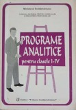 Programe Analitice Clasele I-IV - Emil Pop, Tribuna Invatamantului, 1996, Pedagogie