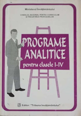 PROGRAME ANALITICE PENTRU CLASELE I-IV-EMIL POP-220722 foto